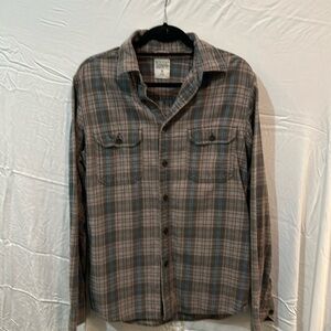 Mossimo Supply Co. Men’s Plaid Button Down Shirt, Size Medium